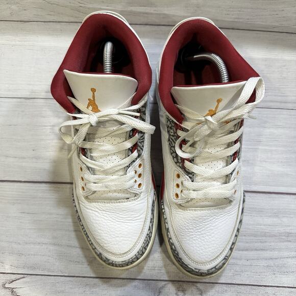 Nike Air Jordan 3 Cardinal Red Size 9.5 Men's‎ Mid OG Retro CT8532-126 - Picture 5 of 8